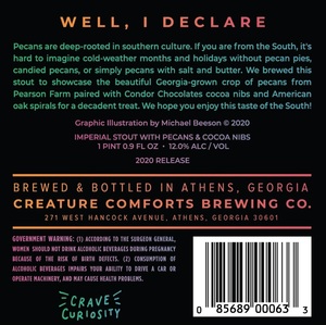 Creature Comforts Brewing Co. Well, I Declare