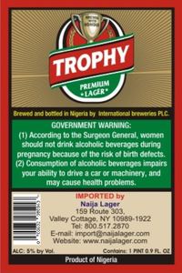 Trophy Premium Lager May 2020