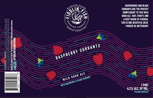 Fiddlin' Fish Brewing Company Raspberry Currants Wild Sour Ale