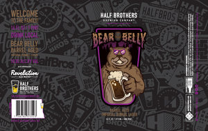 Half Brothers Brewing Company Bear Belly Barrel Aged Imperial Dunkel Lager