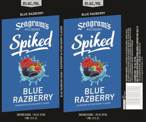 Seagram's Escapes Spiked Blue Razberry May 2020