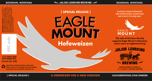 Julius Lehrkind Brewing Eagle Mount Hefeweizen