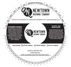 Newtown Brewing Company Johnny, Get Me Two
