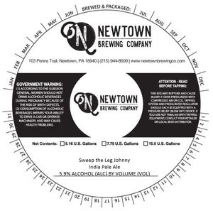 Newtown Brewing Company Sweep The Leg Johnny