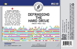 Bills Best Defragging The Hard Drive India Pale Ale