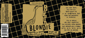 Stony Creek Brewery Vanilla Blondie May 2020