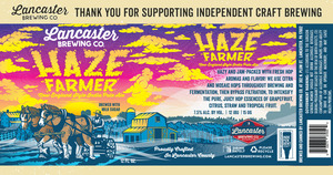 Lancaster Brewing Co. Haze Farmer May 2020