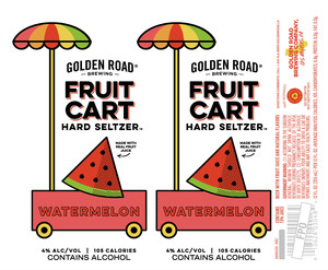 Golden Road Brewery Fruit Cart Hard Seltzer Watermelon