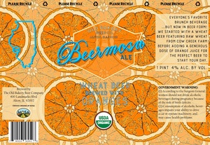 The Old Bakery Beer Company Beermosa Ale May 2020