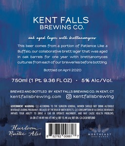 Kent Falls Brewing Co. Oak Aged Patience Like A Buffalo