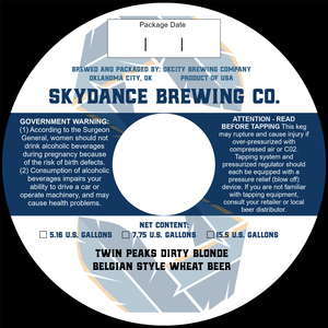 Skydance Brewing Co. Twin Peaks Dirty Blonde