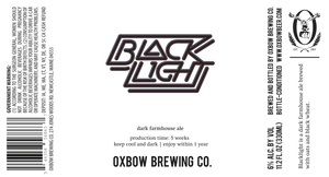 Oxbow Brewing Co. Blacklight