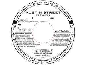 Austin Street Brewery Heritage Series May 2020