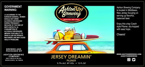 Ashton Brewing Company Jersey Dreamin'