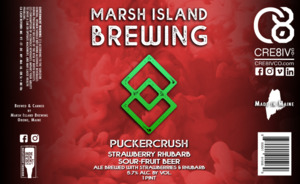 Marsh Island Puckercrush Strawberry Rhubarb