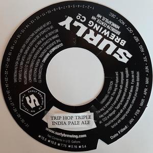 Trip Hop Triple India Pale Ale May 2020