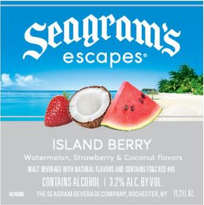 Seagram's Escapes Island Berry May 2020