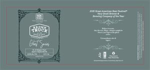 Brown Truck Brewery No. 30 Belgian Tripel Aged In Tequila Barrels