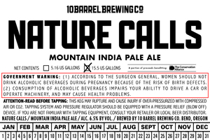 10 Barrel Brewing Co Nature Calls May 2020