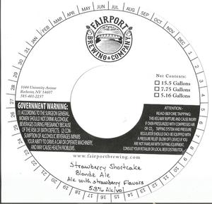 Fairport Brewing Company Strawberry Shortcake Blonde Ale