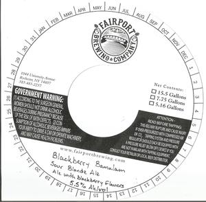 Fairport Brewing Company Blackberry Bamalam Sour Blonde Ale