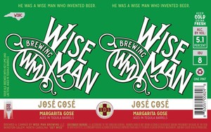 Wise Man Brewing Jose Gose Margarita Gose May 2020