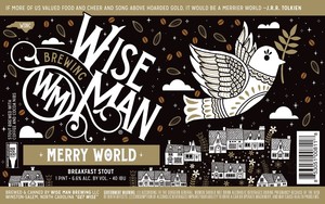 Wise Man Brewing Merry World Breakfast Stout May 2020