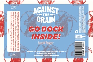 Against The Grain Go Bock Inside! Bock Lager May 2020