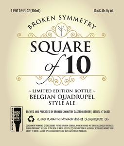 Broken Symmetry Square Of 10