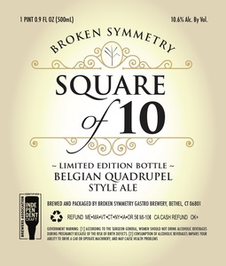 Broken Symmetry Square Of 10