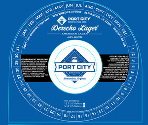 Port City Brewing Co Derecho Lager