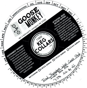 Goose And The Monkey Brew House Triad Transplant West Coast Style India Pale Ale