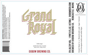 Oxbow Brewing Co. Grand Royal