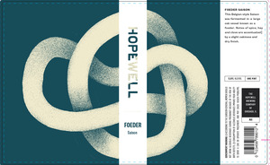 The Hopewell Brewing Company Foeder Saison