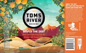 Toms River Brewing Co. Simply The Zest May 2020