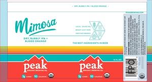 Peak Organic Brewing Co. Mimosa