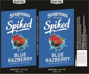 Seagram's Escapes Spiked Blue Razberry
