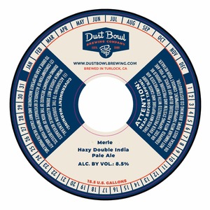 Dust Bowl Brewing Co Merle Hazy Double India Pale Ale May 2020