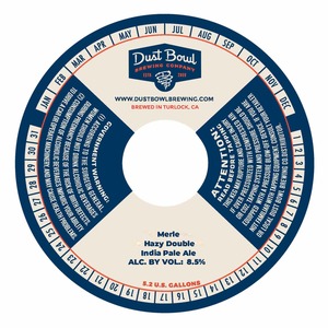 Dust Bowl Brewing Co Merle Hazy Double India Pale Ale May 2020