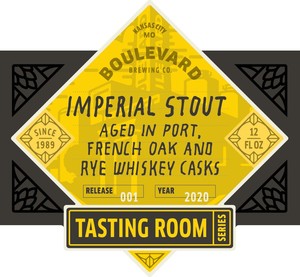 Boulevard Imperial Stout Aged In Port, French Oak, And Rye Whiskey Casks