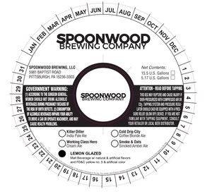 Spoonwood Brewing LLC Lemon Glazed May 2020