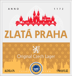 Zlata Praha Original Czech Lager May 2020