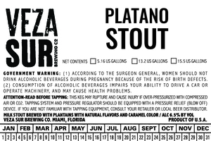 Veza Sur Brewing Co. Platano Stout