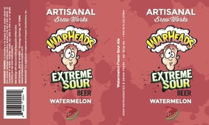 Artisanal Brew Works Warheads Extreme Sour Watermelon May 2020