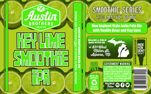 Austin Brothers Beer Co Key Lime Smoothie IPA May 2020