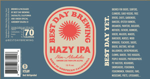 Best Day Brewing Hazy IPA