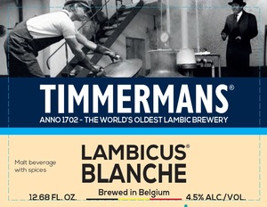 Timmermans Lambicus Blanche March 2022