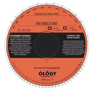 Ology Brewing Co. The King's Wit