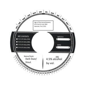 Sign Of The Horse Brewery Dark Daze March 2022