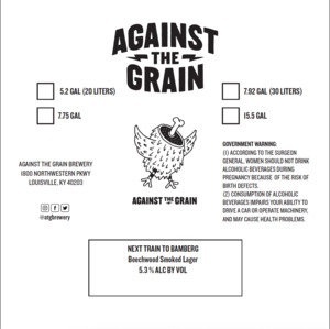 Against The Grain Next Train To Bamberg March 2022